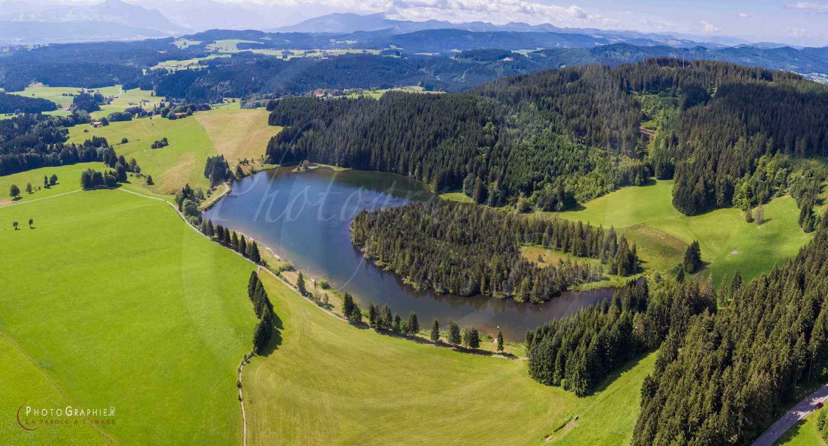 Eschacher Weiher Drone