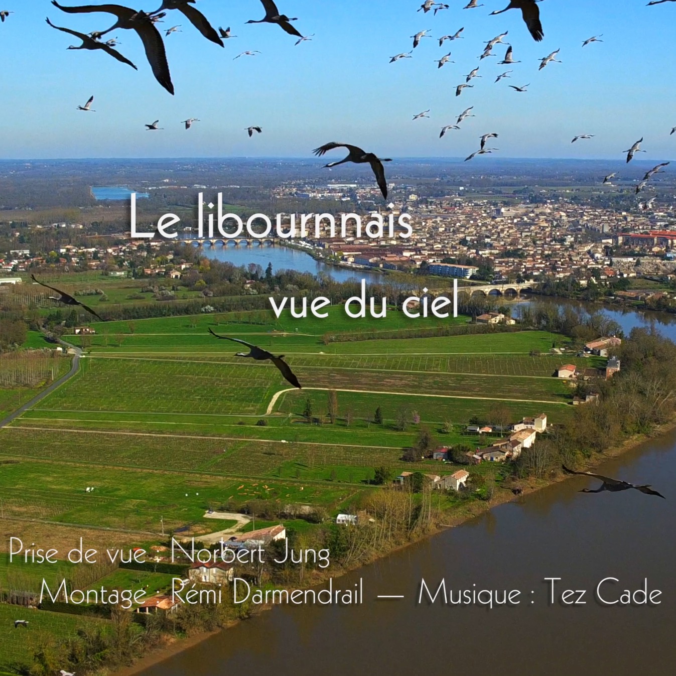 Le Libournais vu du ciel