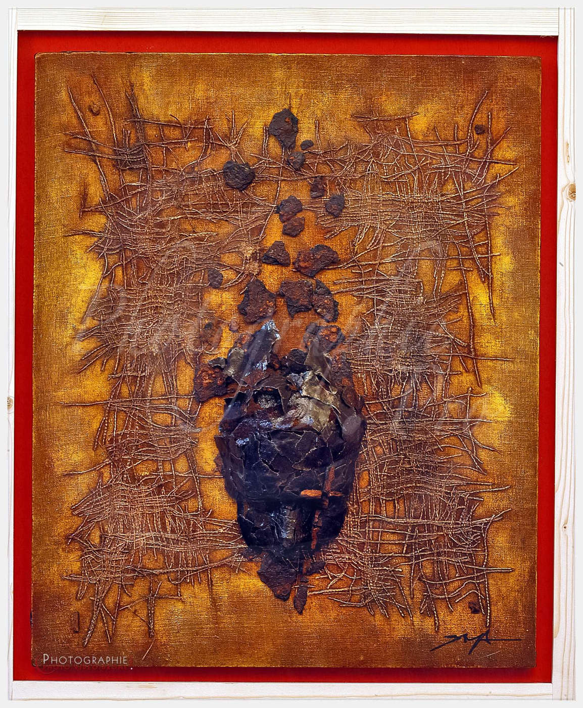 Yan BACART, artiste à Mortain - Abbaye Blanche © by A-la-Vie.com