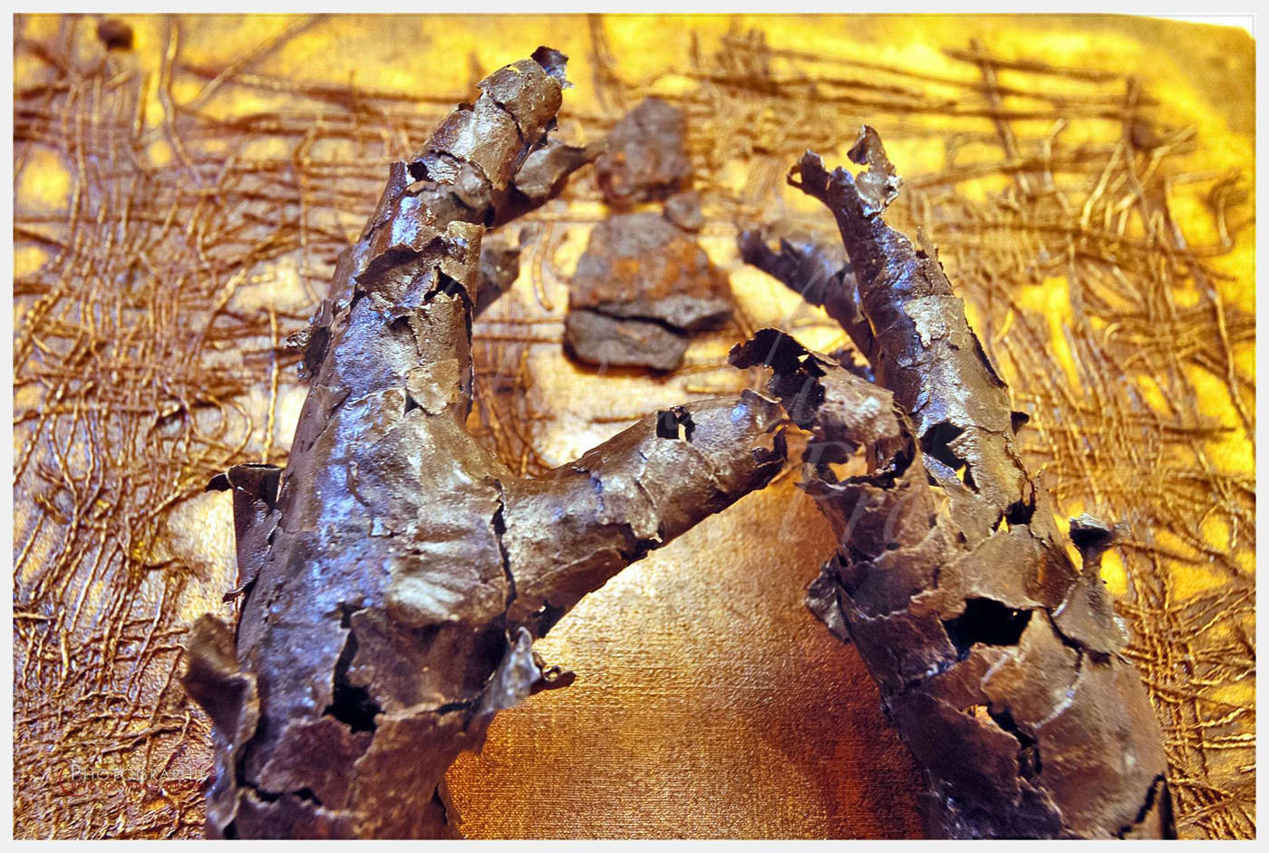 Yan BACART, artiste à Mortain - Abbaye Blanche © by A-la-Vie.com