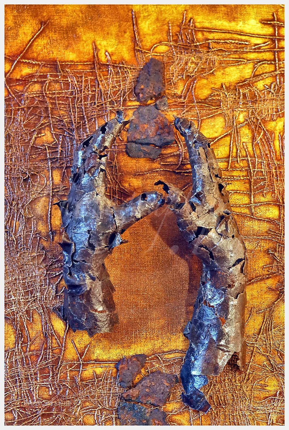 Yan BACART, artiste à Mortain - Abbaye Blanche © by A-la-Vie.com