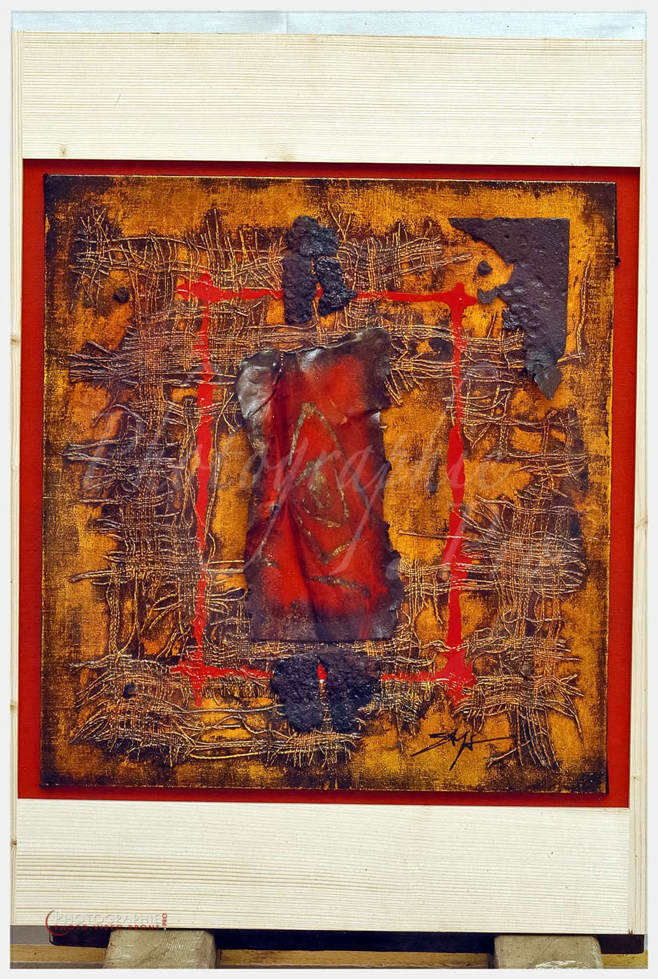 Yan BACART, artiste à Mortain - Abbaye Blanche © by A-la-Vie.com