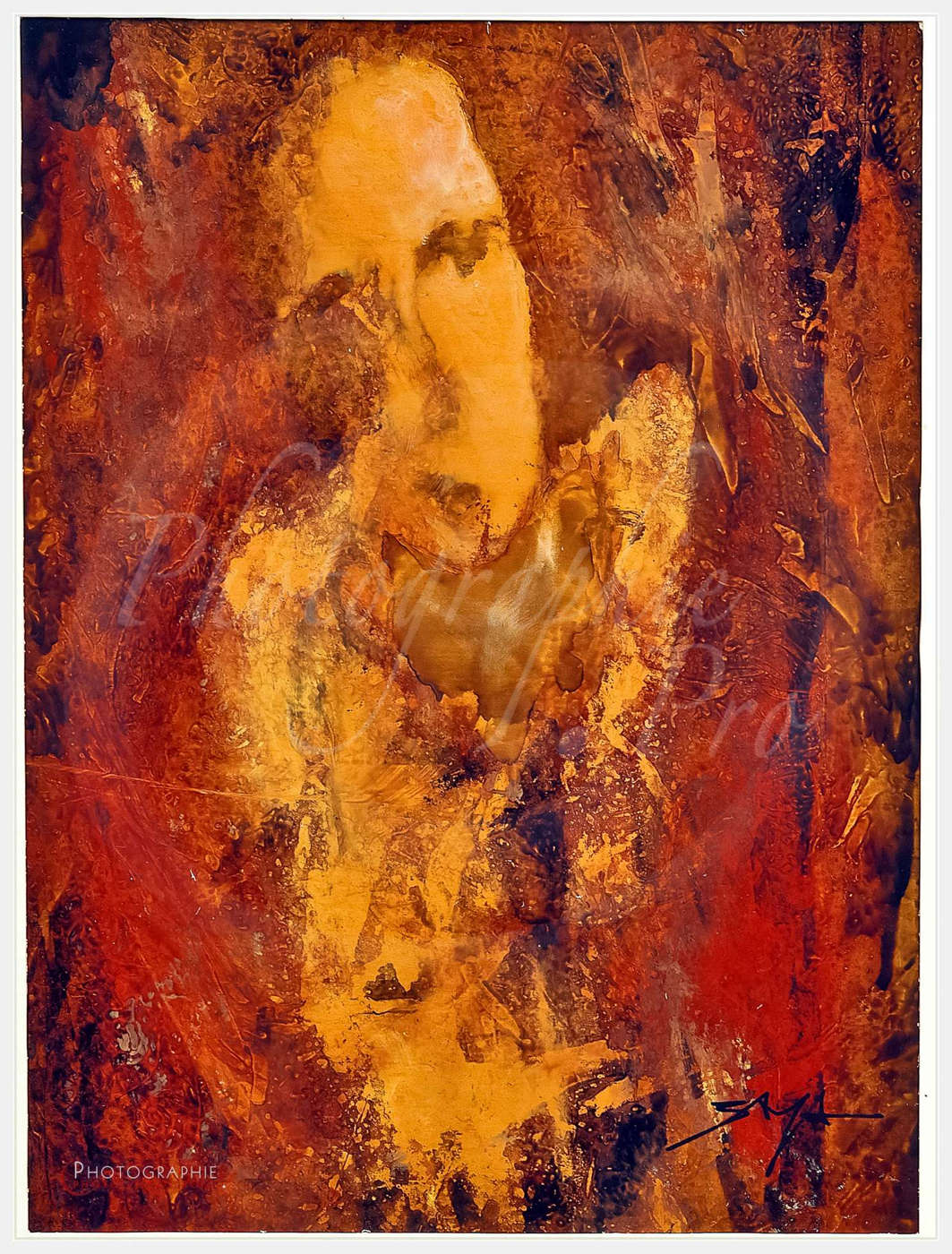 Yan BACART, artiste à Mortain - Abbaye Blanche © by A-la-Vie.com